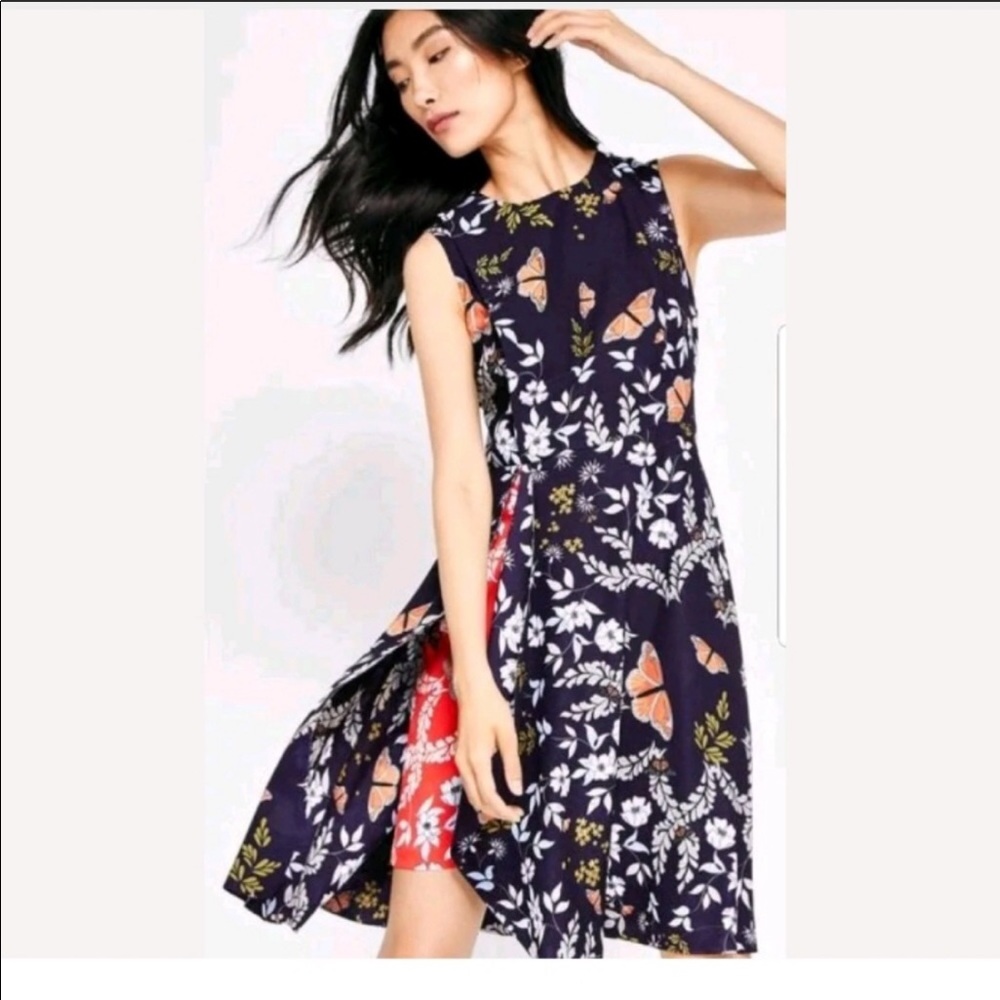 Ted Baker jennesa kyoto gardens asymmetric dress